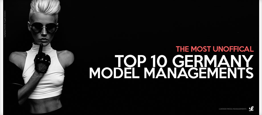 Kampagne, Model im Karl Lagerfeld Look für Top 10 Modelagenturen Deutschland